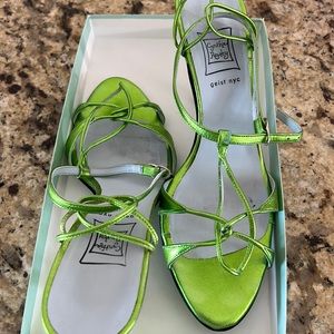 Lime Green low heels